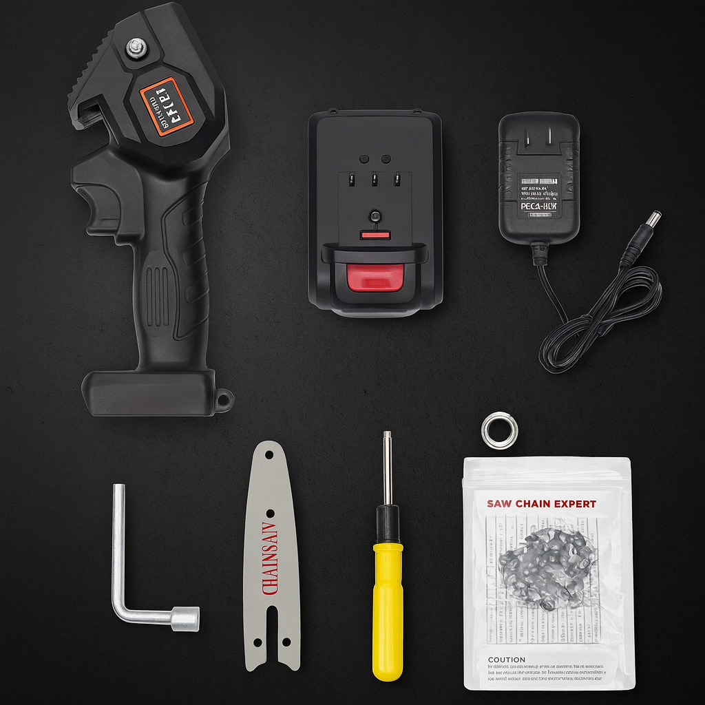 Motosierra Eléctrica de Mano – Potencia Portátil para Cortes Precisos