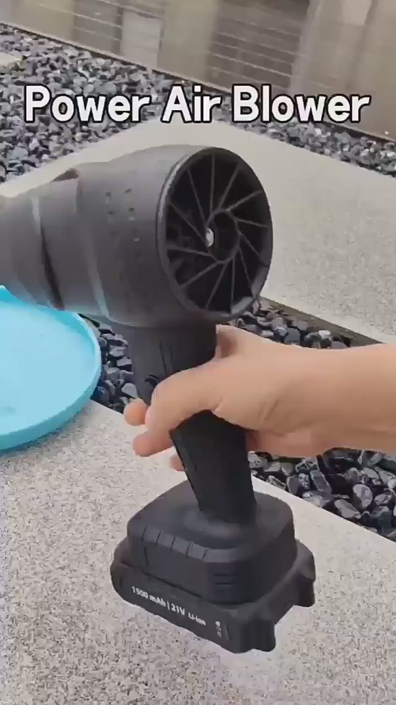 Soplador de Hojas Inalámbrico 130,000 RPM con 2 Baterías | Forjato