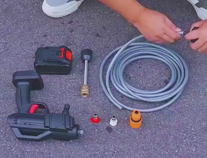 Pistola de Agua a Presión Inalámbrica Forjato™ | Potencia 48V + Autonomía Extendida